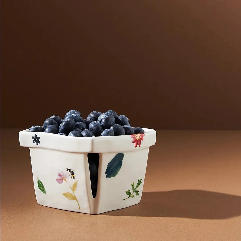 Anthropologie BRAND NEW, Monarch Berry Basket